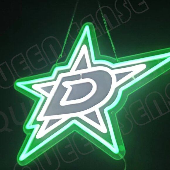 DALLAS STARS NEON LED SIGN - Picture 4 of 5